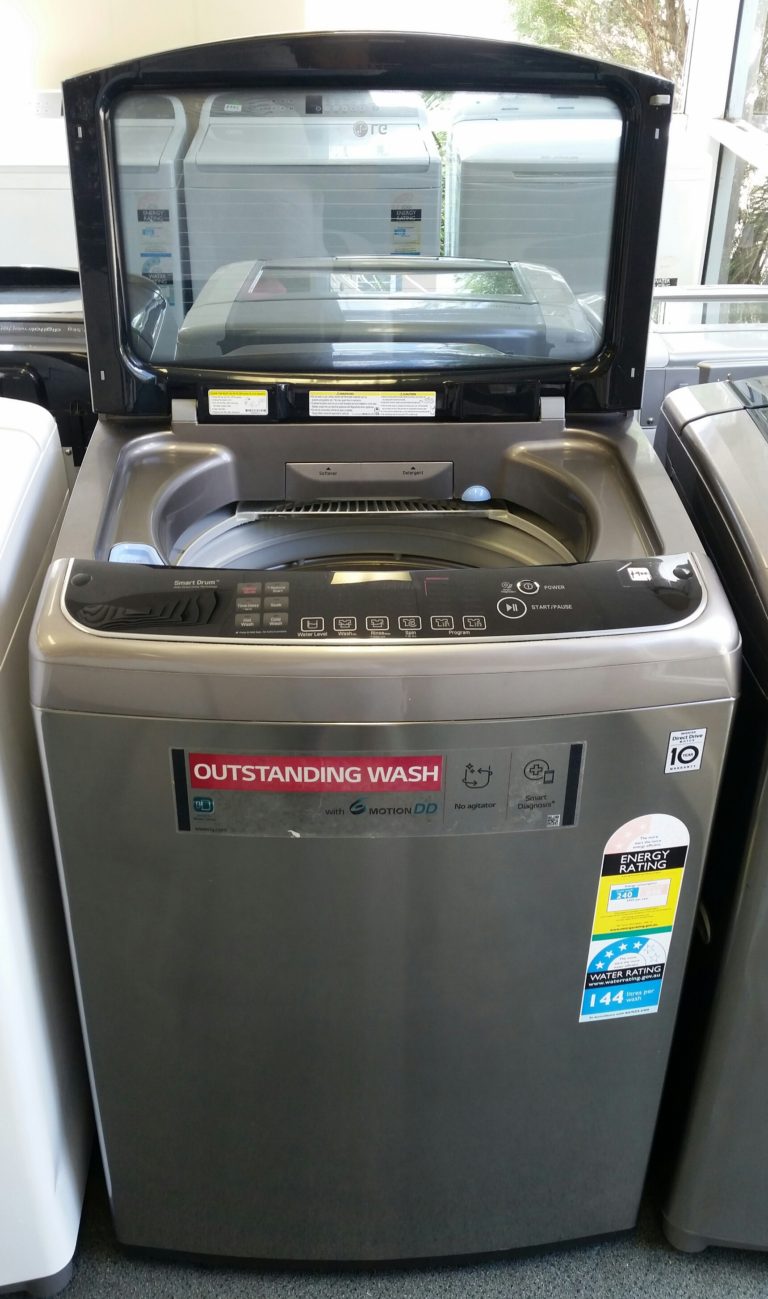 LG 14KG TOP LOAD WASHING MACHINE AVI Electronics Services White