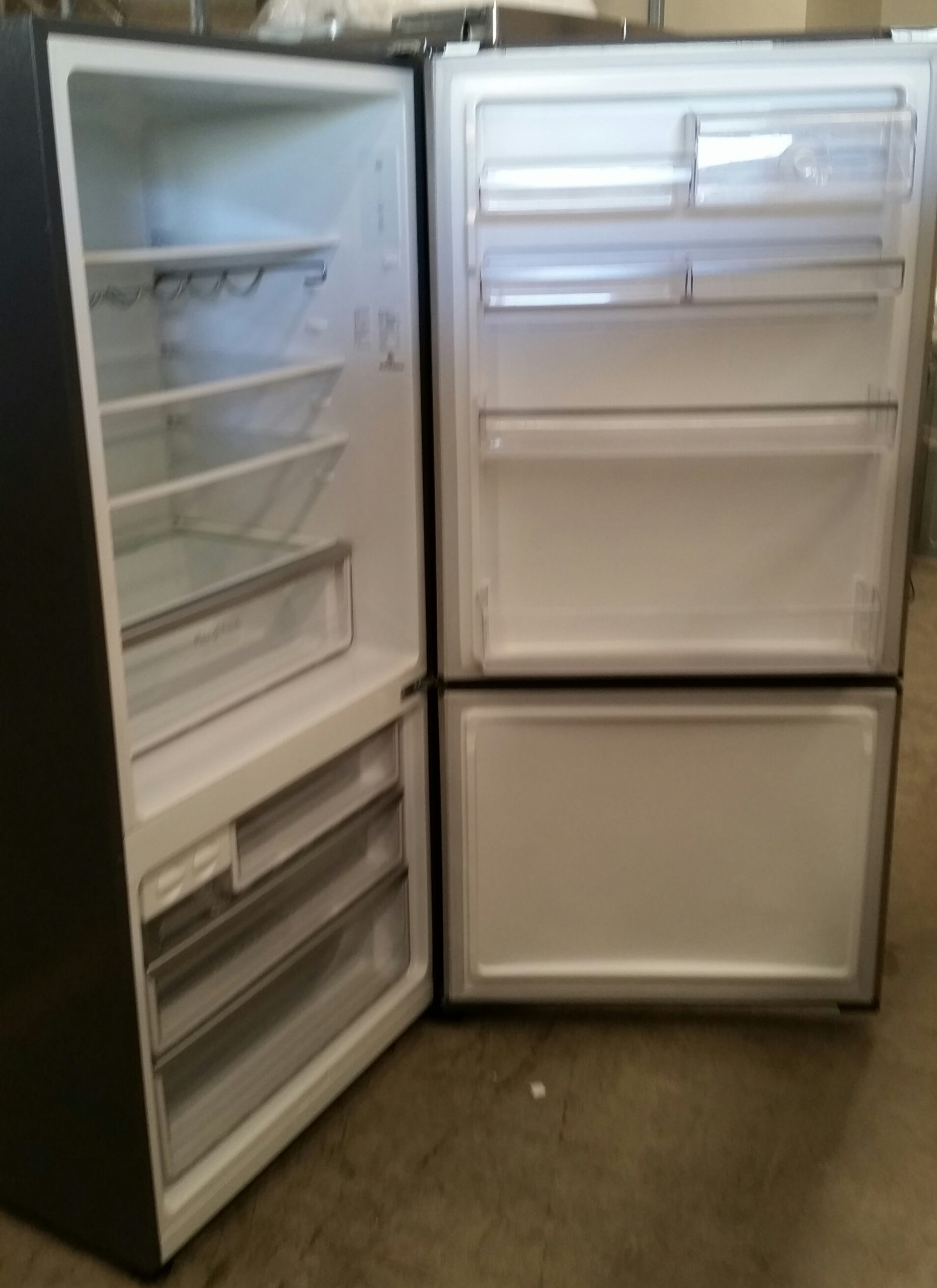 westinghouse 529l bottom mount fridge