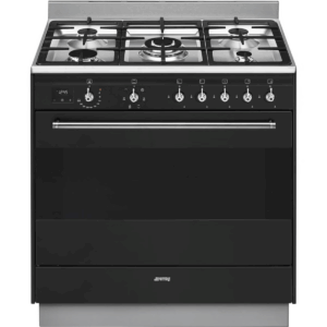 Smeg 90cm Dual Fuel Freestanding Oven FS9606AS-1 Anthracite Brisbane