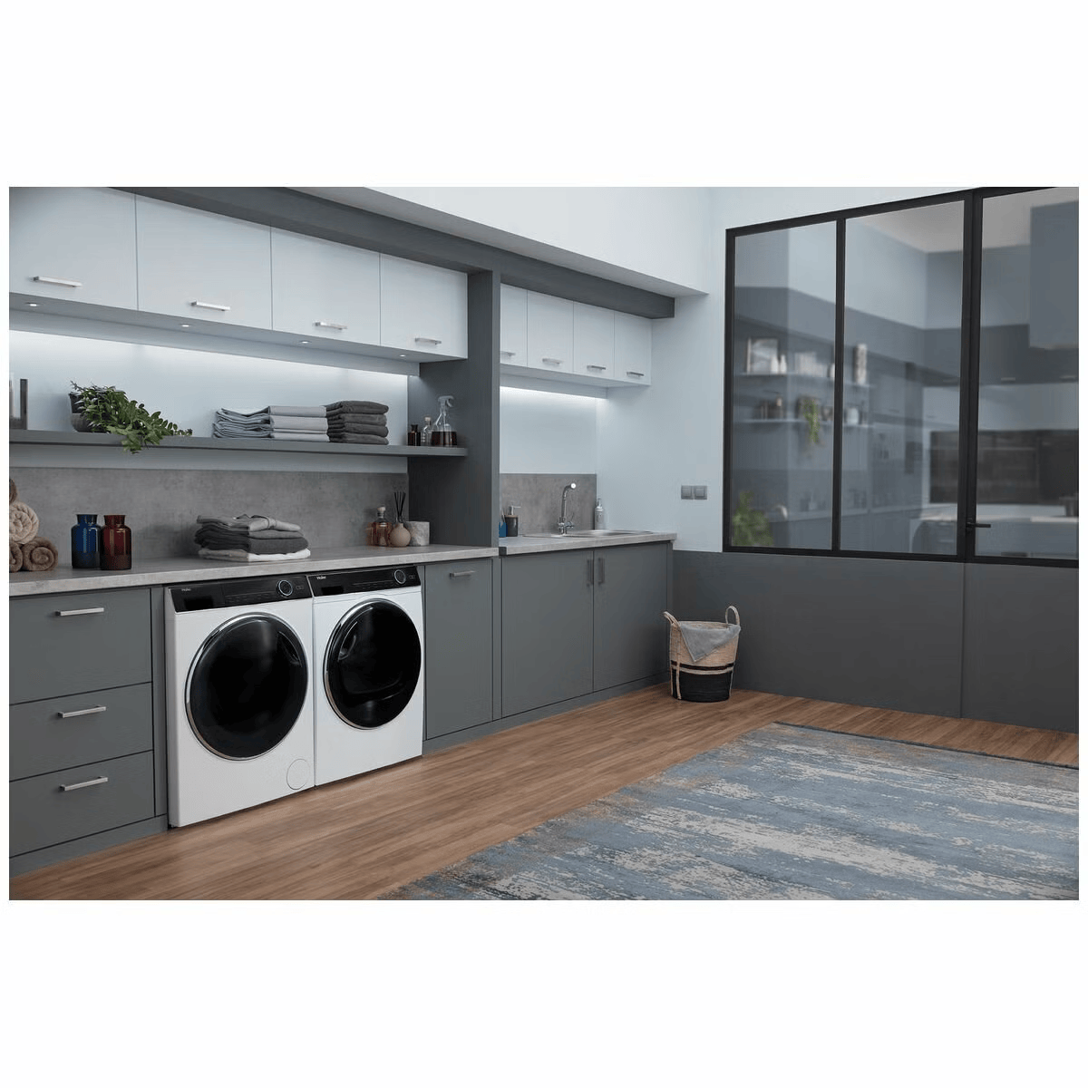 Haier HWF85AN1 8.5kg Washer + HDHP80AN1 8kg Heat Pump Dryer Combo – Brand New – Brisbane