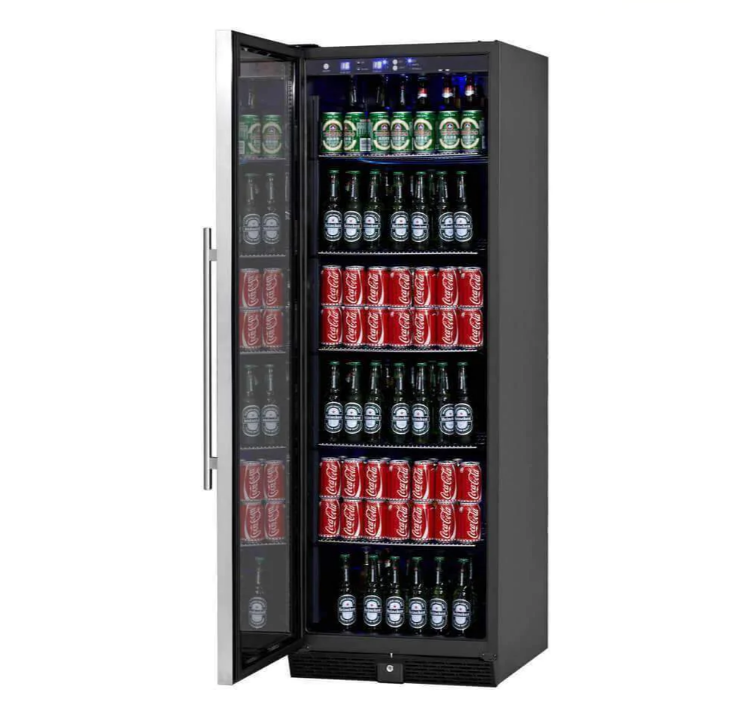 KingsBottle KBU170BX 405L Glass Door Beverage Refrigerator Brisbane