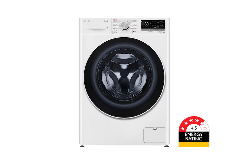 LG 9kg Series 6 Front Load Washing Machine with ezDispense® – WV6-1409W – Brisbane