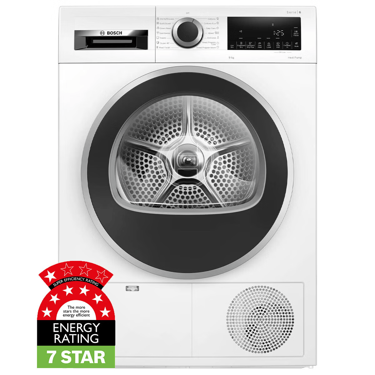 Bosch Series 6 9kg Heat Pump Dryer WQG24200AU – Brisbane