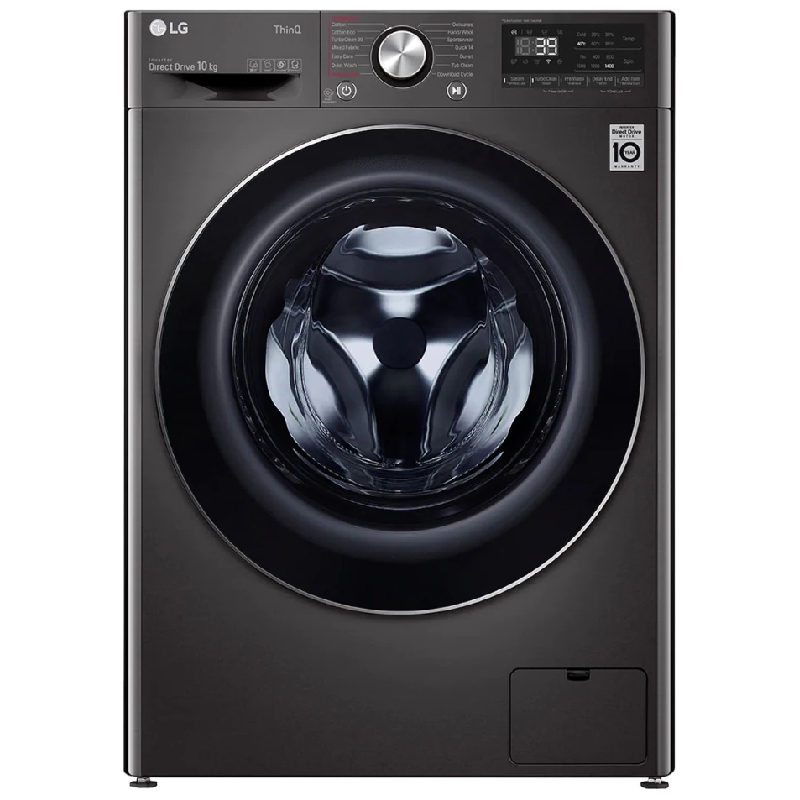 LG WV9-1410B 10kg Front Load Washing Machine with Steam – Brisbane